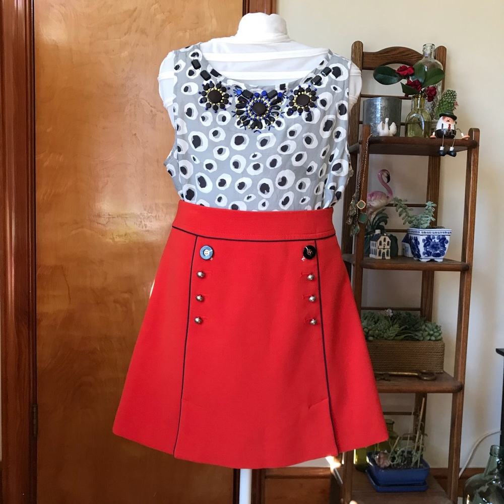 Anthropologie Leifsdottir Regatta skirt